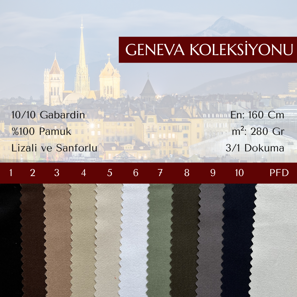 Geneva 10/10 Gabardin — 280 gr