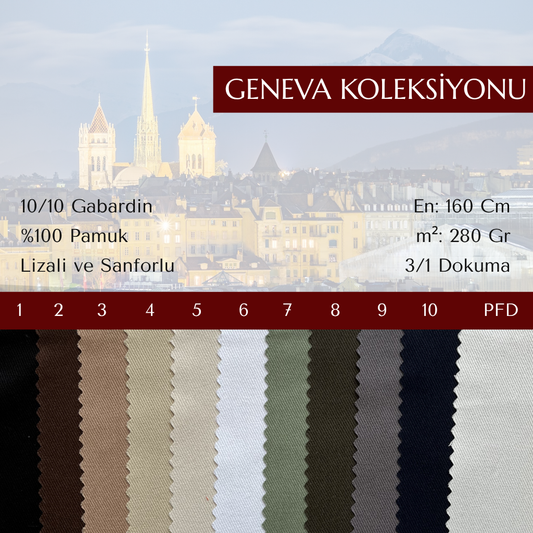 Geneva 10/10 Gabardin — 280 gr