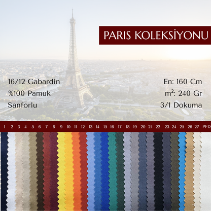 Paris 16/12 Orta Gabardin — 240 gr