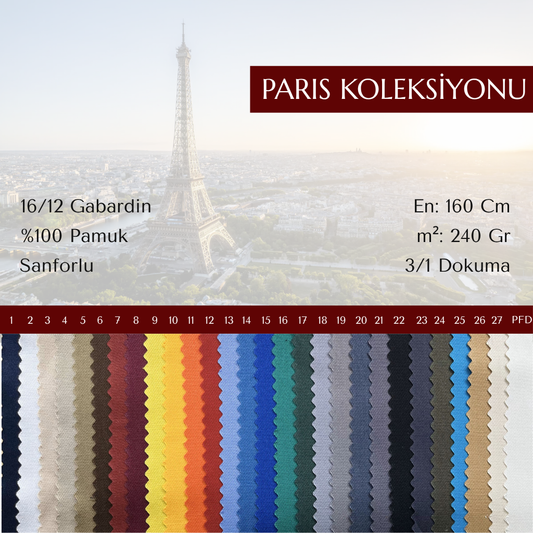 Paris 16/12 Orta Gabardin — 240 gr