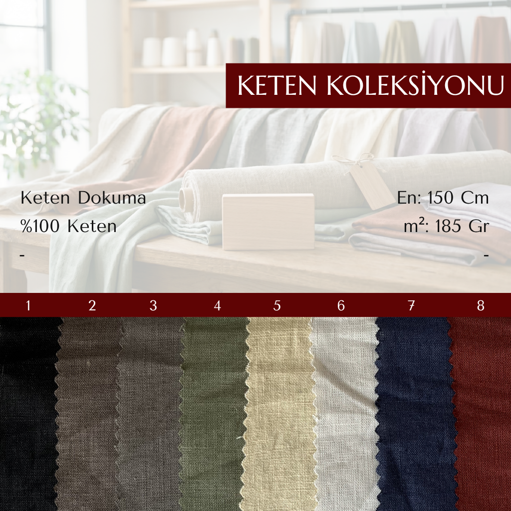 %100 Keten — 185 gr