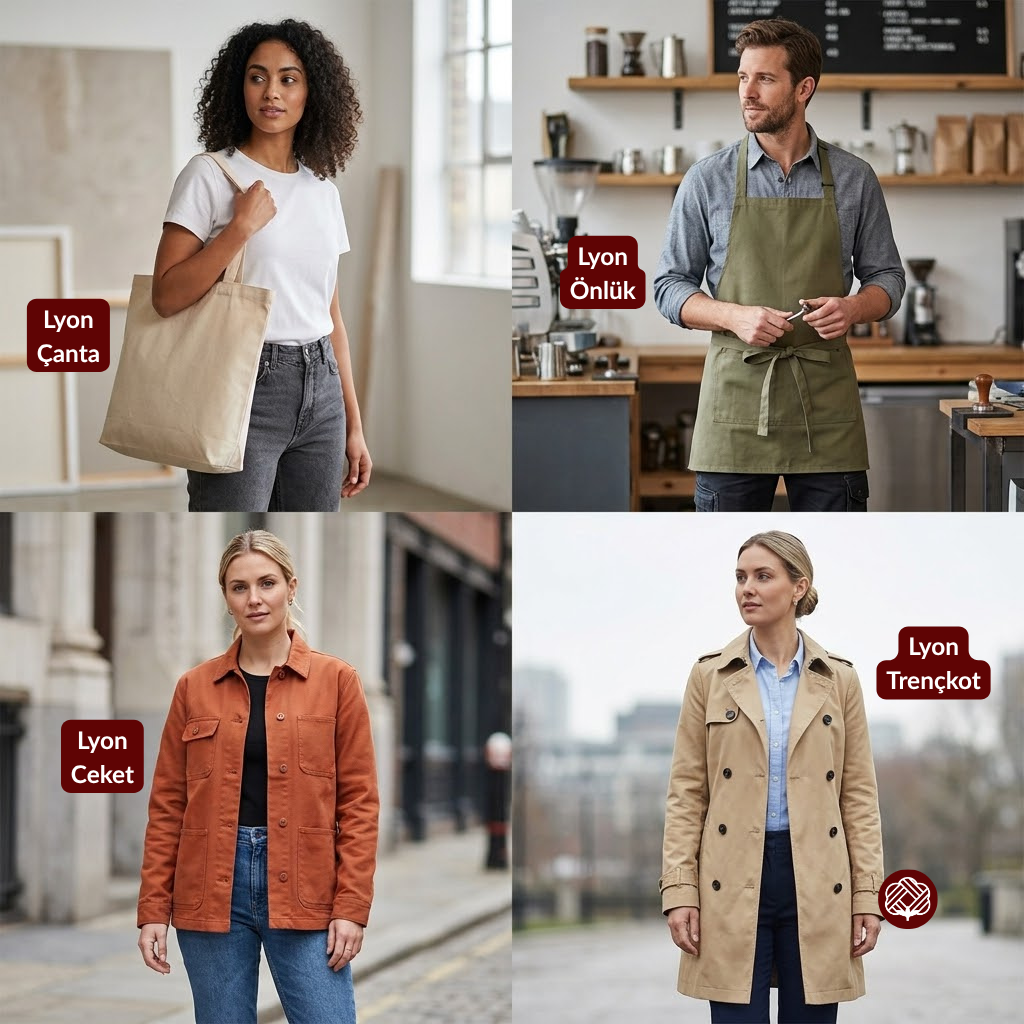 Lyon 8/8 Ağır Gabardin — 340 gr
